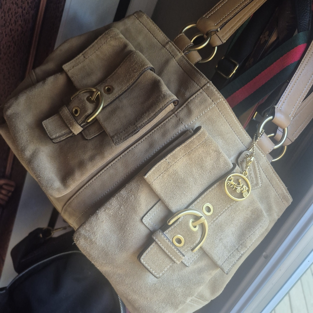 Suede Coach